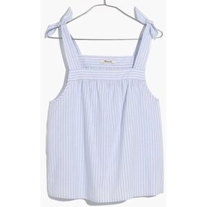 Madewell 100% Cotton Baby Blue and White‎ Striped Lullaby Pajama Tank Size XXS